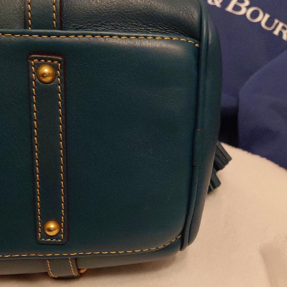 Dooney & Bourke Florentine Satchel In Demin (Large) - Picture 9 of 17